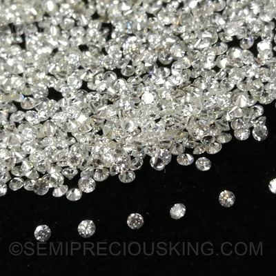 Natural Diamond 1.1mm Round Brilliant Full Cut VVS Clarity GH Color Loose Diamonds