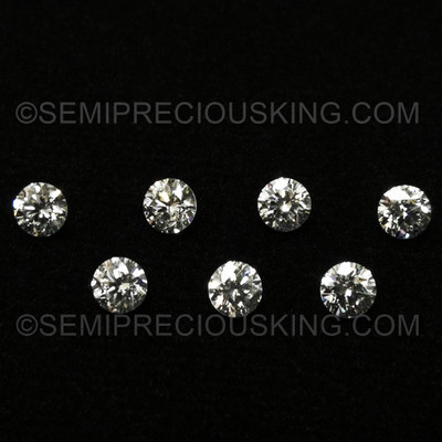 Natural Diamond 3mm Round Brilliant Full Cut VVS Clarity DEF Color White Loose Diamonds