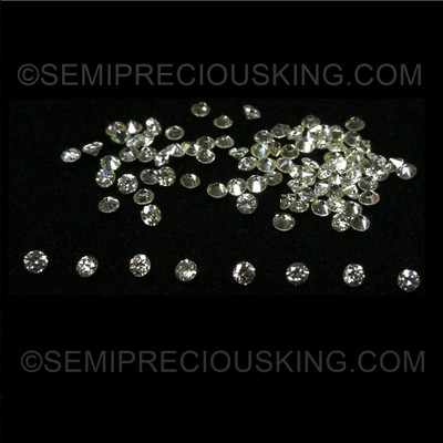 Natural Diamond 1.5mm Round Brilliant Full Cut VVS Clarity K-L Color Loose Diamonds