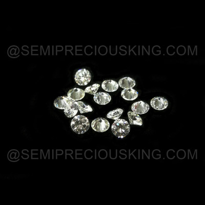 Natural Diamond 2.6mm Round Brilliant Full Cut VVS Clarity DEF Color White Loose Diamonds