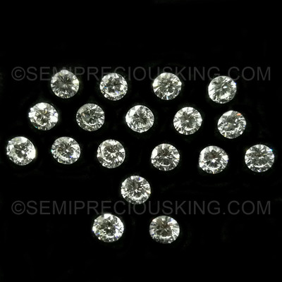 Natural Diamond 2.8mm Round Brilliant Full Cut VVS Clarity DEF Color White Loose Diamonds