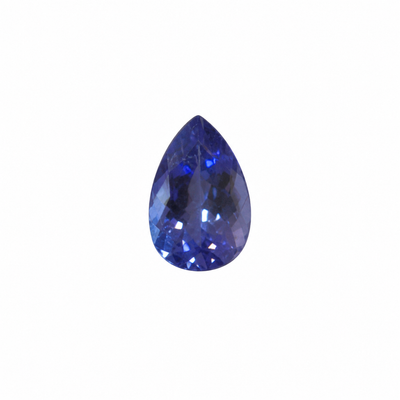 Natural Tanzanite 9x6mm Pear Facet Cut VVS Clarity Iris Blue Color 24th Anniversary Gift Loose Gemstone