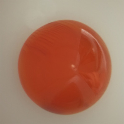 Natural Carnelian 13mm Round High Dome Cut 9 Carats Orange Color VVS Clarity Jewelry Making Loose Gemstone