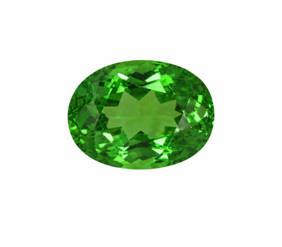 Natural Tsavorite Oval Facet Cut 7X5mm Kelly Green Color VVS Clarity Green Garnet Loose Gemstone