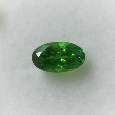 Natural Tsavorite Oval Facet Cut 5X3mm Kelly Green Color FL Clarity Green Garnet Loose Gemstone