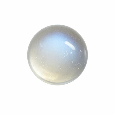 Natural Blue Moonstone  Round Cabochon Cut Rainbow Sheen Color Excellent Quality 1.88 Carats VVS Clarity 8 mm