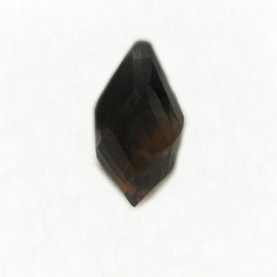 Natural Smoky Quartz Twisted Facet Cut Walnut Brown Color FL Clarity 18x11mm Loose Gemstone