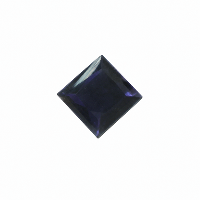 Natural Iolite Square Bufftop Cut Good Quality Prussian Blue Color SI Clarity Ios Gemstone 8X8mm