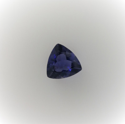 Natural Iolite Trillion Step Cut 5X5mm Ultramarine Blue Color VVS Clarity Loose Gemstone