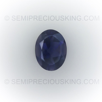 Natural Iolite Oval Facet Cut 9X7mm Prussian Blue Color VVS Clarity Loose Gemstone
