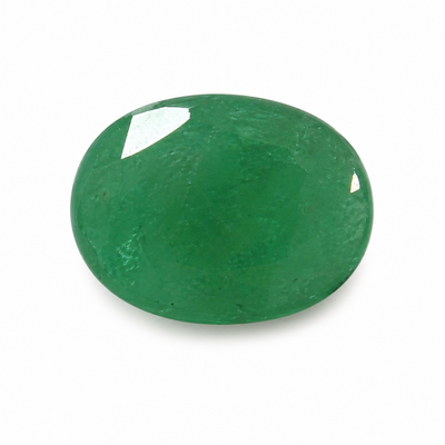 Natural Emerald Oval Facet Cut 10X8mm Jolly Green Color VS Clarity Loose Precious Gemstone