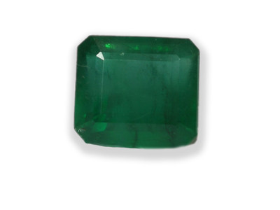 Natural Emerald Square Octagon Step Cut 7x7.8mm Viridian Green Color SI1 Clarity Loose Precious Gemstone