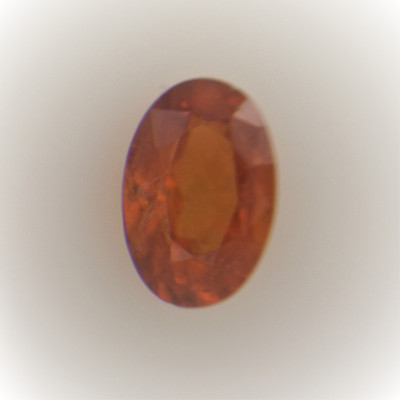 Natural Spessartite Oval Facet Cut 5X4mm Salamander Orange Color VS - SI Clarity Loose Gemstone