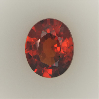 Natural Spessartite Oval Facet Cut 6X5mm Terracotta Orange Color FL - VVS Clarity Loose Gemstone