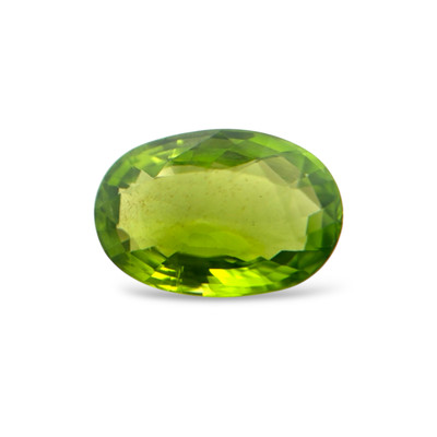 Natural Peridot Certified 11.15 Carats Oval Facet Cut Intense Green Loose Authentic Gemstone Healing Gem for Abundance, Love and Emotional Well-Being