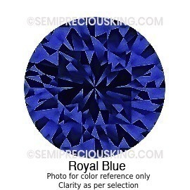 Natural Blue Sapphire 1.7mm Round Excellent Brilliant Facet Cut FL VVS VS SI1 SI I PK Precious Loose Gemstone