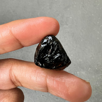 Natural Black Tourmaline Rough 39.65 Carats 1 Piece Uncut 4A Quality Uncut Protection Powerful Gemstone