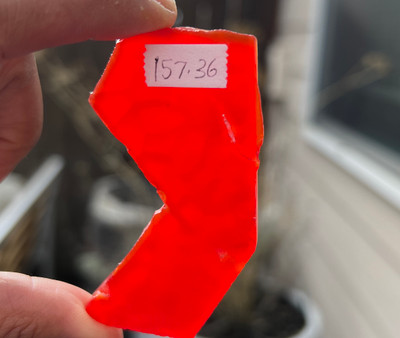 Carnelian Natural Rough 70x36mm Slice Uncut 5A Quality 157.36 Carats Jewelry Making Healing Gemstone Wire Wrapping