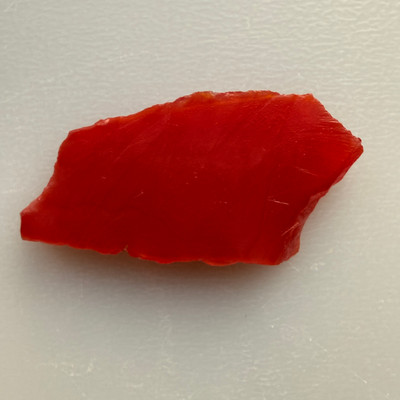 Carnelian Natural Rough 54x29mm Slice Uncut 5A Quality 106.99 Carats Jewelry Making Healing Gemstone Wire Wrapping