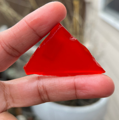 Carnelian Natural Rough 49x30mm Slice Uncut 5A Quality 65.05 Carats Jewelry Making Healing Gemstone Wire Wrapping