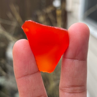 Carnelian Natural Rough 26x30mm Slice Uncut 5A Quality 53.29 Carats Jewelry Making Healing Gemstone Wire Wrapping