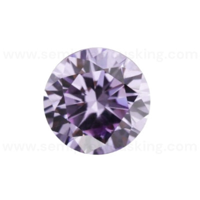 Lavender Cubic Zirconia Round 4mm Brilliant Diamond Facet Cut AAAA Excellent Quality CZ Loose stone