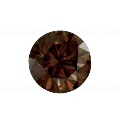 Brown Cubic Zirconia Round 1.7mm Brilliant Diamond Facet Cut AAAA Excellent Quality CZ Loose stone