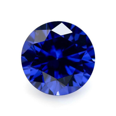 Sapphire Lab Created Corundum 4mm Round Brilliant Facet Cut AAAA Excellent Quality Loose stone