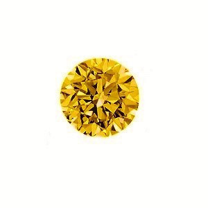 Yellow Diamond Round 2.1mm Brilliant Facet Cut Deep Yellow Color VS SI I Clarity Genuine Loose Diamonds at Semipreciousking