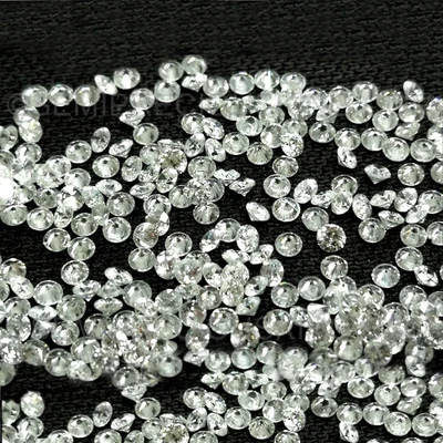 Natural Loose Diamond 1.7mm Round Brilliant Full Cut GH / DEF Color FL VVS VS SI I PK Loose Genuine Diamond