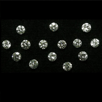 Natural Diamond 118 pc set Round 2.3mm Brilliant Full Cut VVS Clarity DEF Color Loose Diamonds