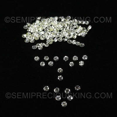 Natural Diamond 230 pc set Round 2.2mm Brilliant Full Cut vvs Clarity K-L Color Loose Diamonds