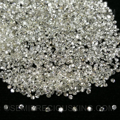 Natural Diamond 900 pc set Round 1mm Brilliant Full Cut VVS Clarity GH Color Loose Diamonds