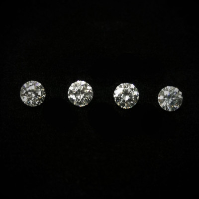 Natural Diamond 62 pc set Round 3.1mm Brilliant Full Cut VVS Clarity DEF Color Loose Diamonds