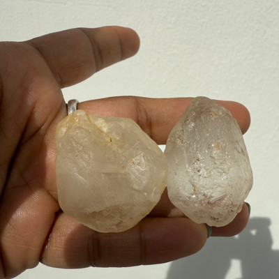 White Topaz Natural Uncut Rough VS Clarity Birthstone 271.5 Carat Earth-mined Gemstone Healing Energy Raw Rock