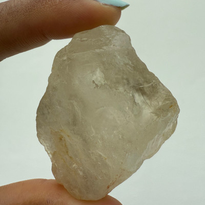 White Topaz Natural Uncut Rough SI Clarity Birthstone 366.5 Carat Earth-mined Gemstone Healing Energy Raw Rock