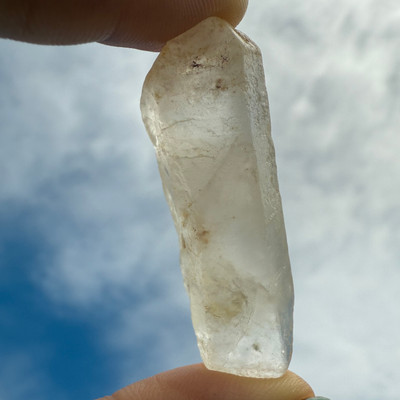 White Topaz Natural Uncut Rough SI Clarity Birthstone 88 Carat Earth-mined Gemstone Healing Energy Raw Rock