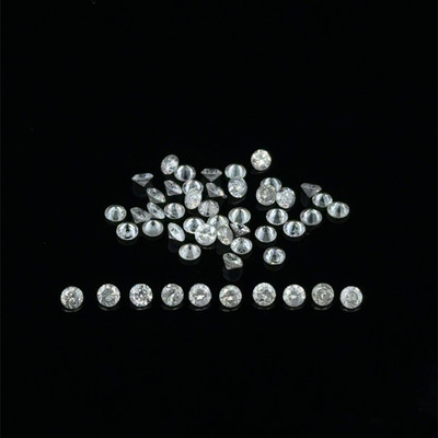 Diamonds Natural 50 pcs Round 2mm Brilliant Full Cut SI-I Clarity GHI Color Loose Diamant Jewelry Making