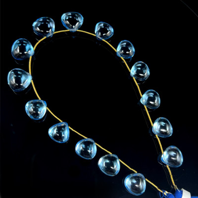 Natural Topaz | Smooth Cut | Heart Shape | Gemstone Beads | 12-14mm | Swiss Blue Color | 15 Pcs 156 Carats | VVS Clarity | December Birthstone | Jewelry Making