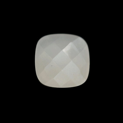 Moonstone Natural Pomellato Fancy Cut 10mm Cushion VVS Clarity Gemstone