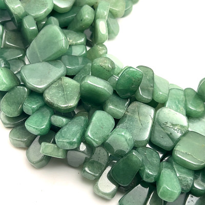 Jade Beads Strand 18x11-14x10 mm Tumble Plain Cut VS Clarity Pine Color Birthstone Jewelry Making