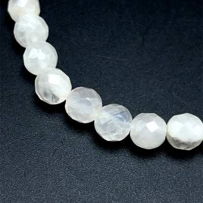 Rose Quartz Beads Strand 8.00 mm Ball Facet Cut VS Clarity Pale Pink Color Gemstone Jewelry Making