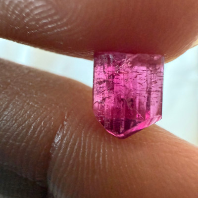 Natural Hot pink Tourmaline Rough 3.85 Carats 1 Piece 5A Quality Uncut Raw Gemstone October Birthstone