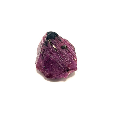 Natural Ruby Uncut Rough Mozambique Mines 1 Piece 37.03 Carats Super High Grade Burgundy Color One of a Kind Rock Gemstone