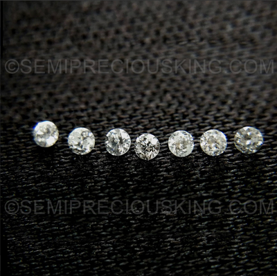 Natural Loose Diamond 3mm Round Brilliant Full Cut GH Color SI-I Clarity Loose Genuine 50 pcs Diamond