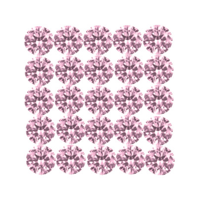 Pink Cubic Zirconia 1000 Pieces Round 0.8mm to 2mm Brilliant Diamond Facet Cut AAAA Excellent Quality CZ Loose stone at Semipreciousking