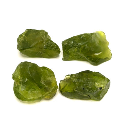 Peridot Natural Arizona Rough 4 Pcs 107.9 Carats Uncut AAAA Quality Rock Raw Gemstone Earth Mined August Birthstone