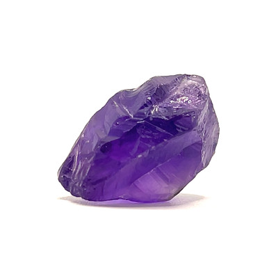 Natural Amethyst Africa Rough 58.5 Carat Uncut Raw Gemstone Africa Mines 25x21mm Rock February Birthstone Intuitive Strength