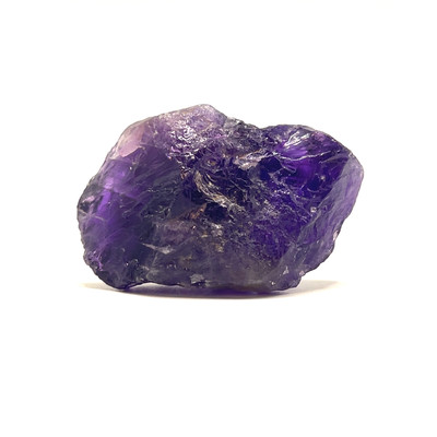 Natural Amethyst Africa Rough 194.5 Carat Uncut Raw Gemstone Africa Mines 48x27mm Rock February Birthstone Aura Purification
