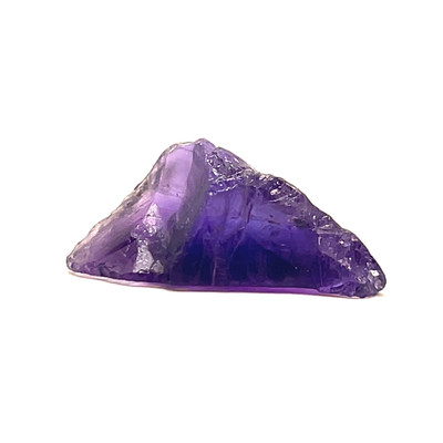 Natural Amethyst Africa Slice Rough 14.5 Carat Uncut Raw Gemstone Africa Mines 23x11mm Rock February Birthstone Encouraging Focus